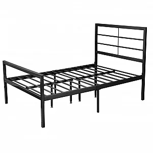 Heartlands Furniture Jennifer Contract Bed Small Double Black Metal Bed