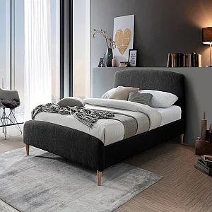 Birlea Otley Double Charcoal Fabric Bed
