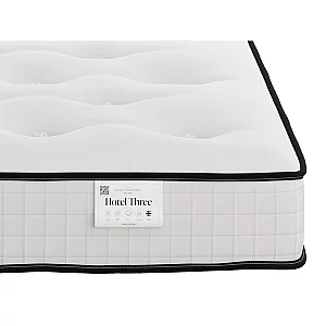 British Bed Company Contract The Hotel Three Pocket 1200 Ortho 3 ft 6 x 5 ft 3 Custom Size Mattress