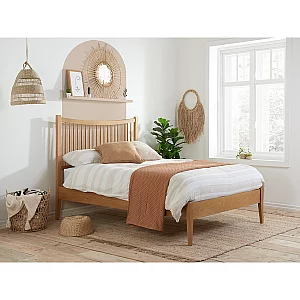 Birlea Berwick Oak Double Oak Wooden Bed
