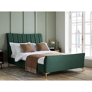 Birlea Clover Small Double Green Fabric Bed