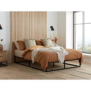 Birlea Soho Double Black Metal Bed