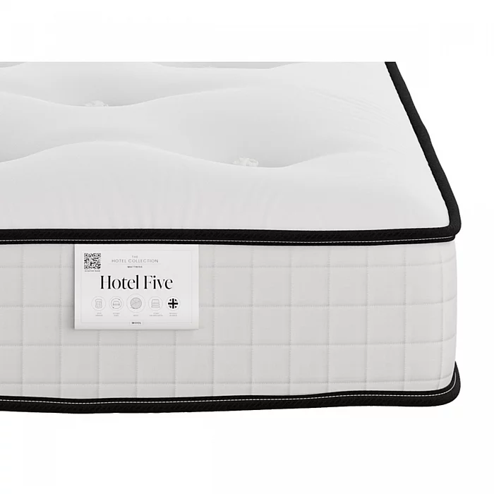 British Bed Company Contract The Hotel Five Pocket 2000 Natural European King Mattress