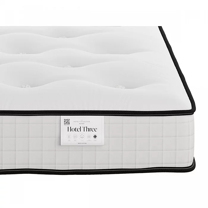 British Bed Company Contract The Hotel Three Pocket 1200 Ortho 6 ft 9 x 5 ft Custom Size Mattress